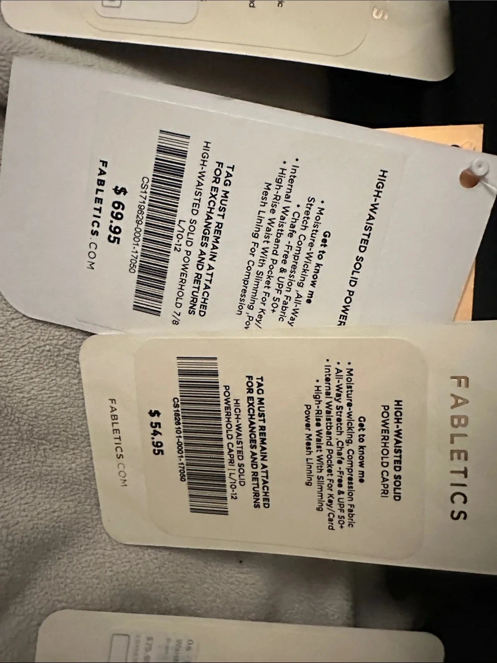 Fabletics Black Leggings Bundle lot - Picture 3 of 8